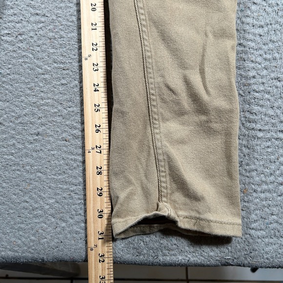 Levi's 512 Jeans Men 32x31 Tan Slim Fit Tapered Leg Stretch White Tab Casual - Picture 9 of 12